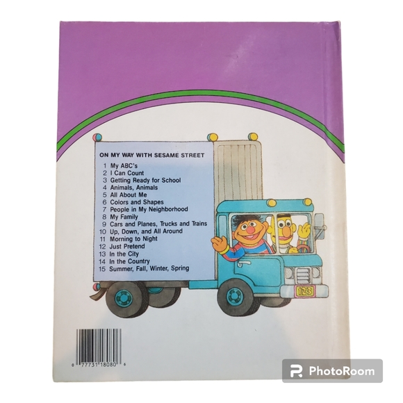Vintage 80s SESAME STREET "On My Way" Lot. Books #8 #9 #10 Jim Henson's Muppets - Picture 3 of 7